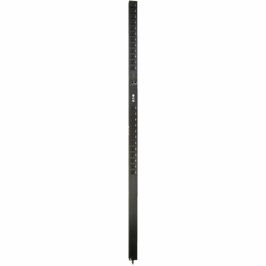 Eaton 1.9kW Single-Phase Switched PDU - LX Interface, 120V Outlets (24 5-15/20R), 10 ft. (3.05 m) Cord with L5-20P, 0U, TAA — PDUMV20NETLX