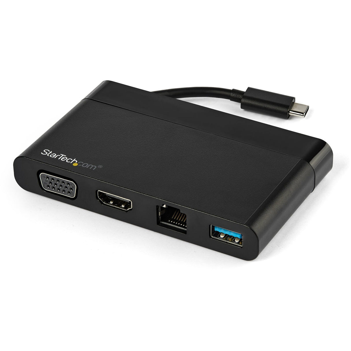 StarTech.com USB C Multiport Adapter with HDMI, VGA, Gb Ethernet & USB - USB C to 4K HDMI or 1080p VGA Adapter Mini Dock Hub - Travel Dock — DKT30CHVCM