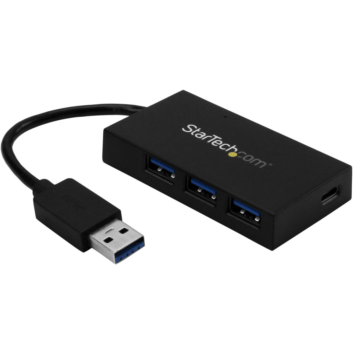 StarTech.com 4 Port USB 3.0 Hub - USB Type-A to 1x USB-C & 3x USB-A SuperSpeed 5Gbps - USB Bus Powered - Portable/Laptop USB 3.2 Gen 1 Hub — HB30A3A1CFB