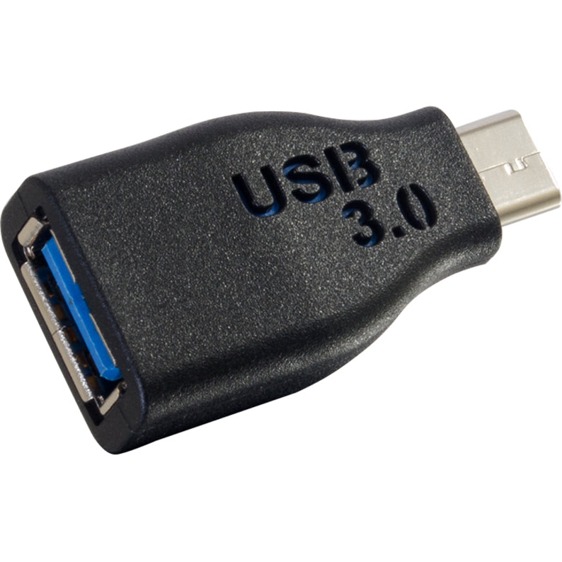 C2G USB 3.0 (USB 3.1 Gen 1) USB-C® to USB-A Adapter Converter M/F - Black — 28868