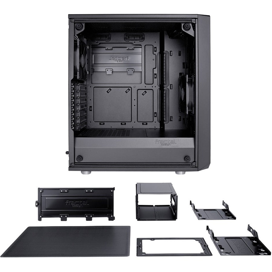 Fractal Design Meshify C Window Computer Case — FD-CA-MESH-C-BKO-TG