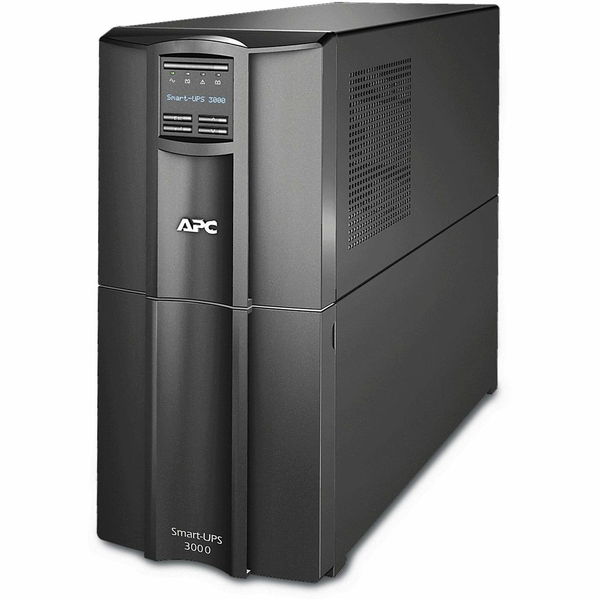 APC Smart-UPS, Line Interactive, 3kVA, Tower, 120V, 8 NEMA 5-15R+2 NEMA 5-20R outlets, SmartConnect Port+SmartSlot, AVR, LCD — SMT3000C