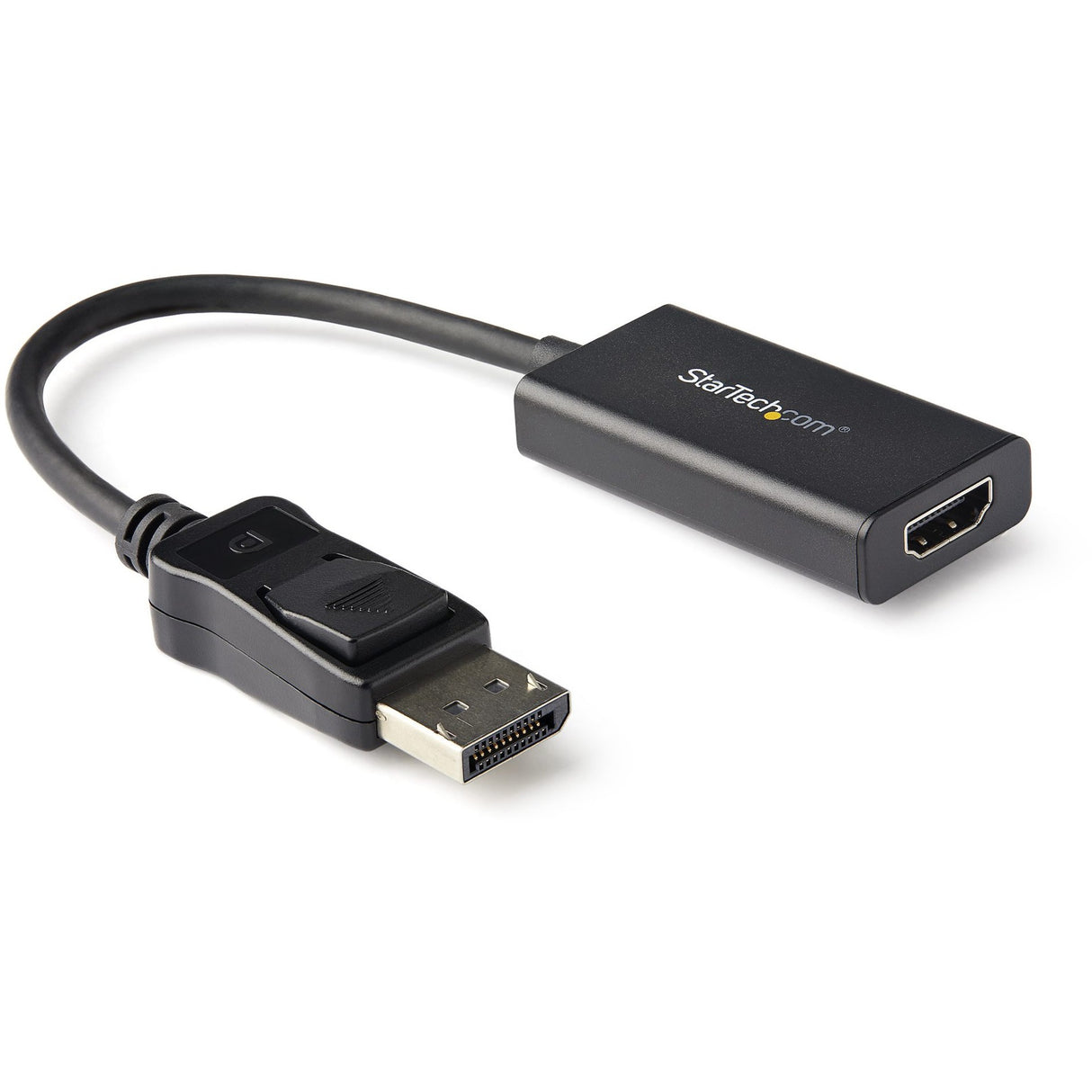 StarTech.com DisplayPort to HDMI Adapter, 4K 60Hz HDR10 Active DisplayPort 1.4 to HDMI 2.0b Converter, Latching DP Connector, DP to HDMI — DP2HD4K60H