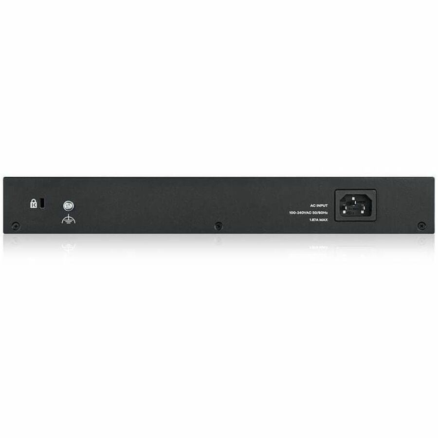 ZYXEL GS1900-24EP 24-Port Gigabit Smart Managed PoE Switch (Compact Design) | 12 PoE+ Ports at 130W — GS1900-24EP