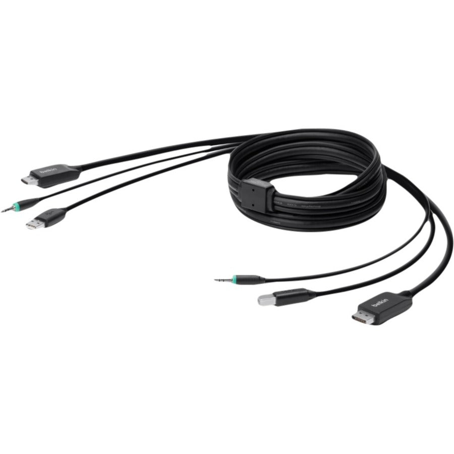 Belkin TAA DP/USB/AUD SKVM CBL, DP M/M; USB A/B, 10' — F1D9019B10T