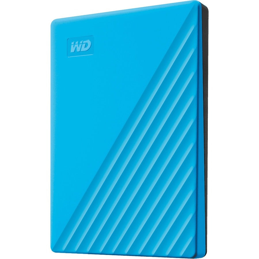 WD My Passport WDBPKJ0040BBL-WESN 4 TB Portable Hard Drive - External - Blue — WDBPKJ0040BBL-WESN