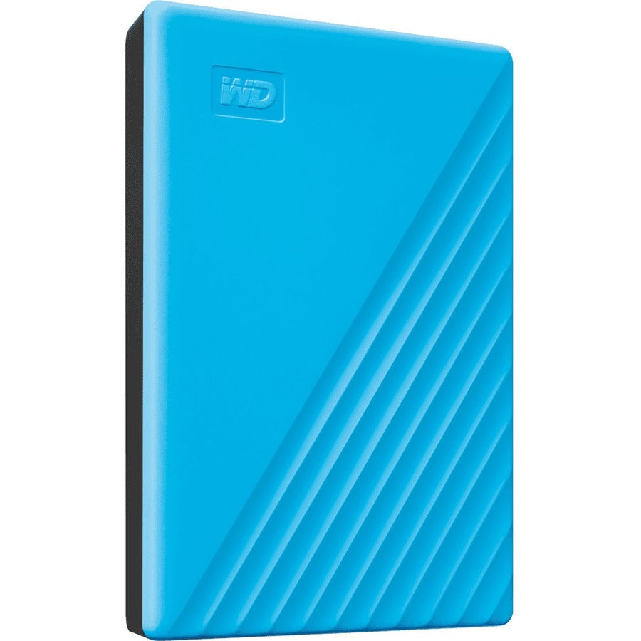 WD My Passport WDBPKJ0040BBL-WESN 4 TB Portable Hard Drive - External - Blue — WDBPKJ0040BBL-WESN