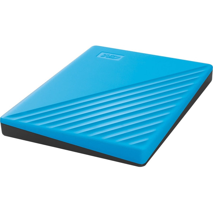 WD My Passport WDBPKJ0040BBL-WESN 4 TB Portable Hard Drive - External - Blue — WDBPKJ0040BBL-WESN