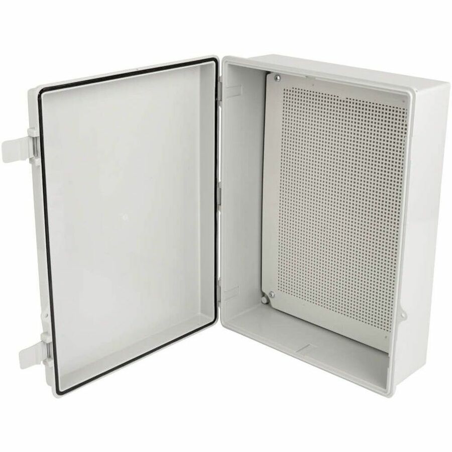 Eaton Wireless Access Point Enclosure with Hasp - NEMA 4, Surface-Mount, PC Construction, 15 x 11 in. — EN1511N4LATCH
