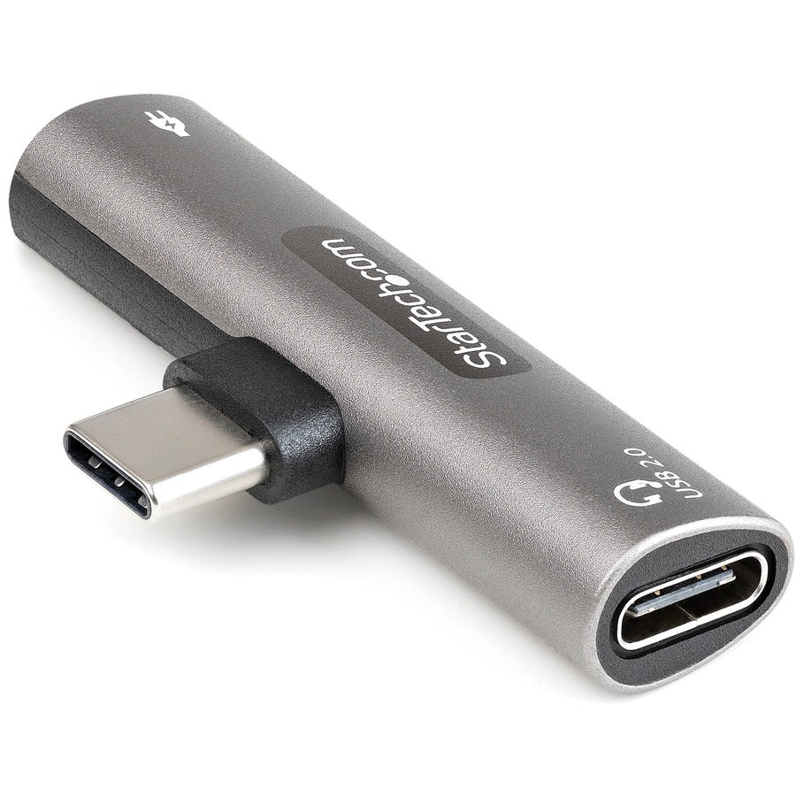 StarTech.com USB C Audio & Charge Adapter, USB-C Audio Adapter, USB C Audio Headset Port and USB Type-C PD Charger, For USB-C Phone/Tablet — CDP2CAPDM