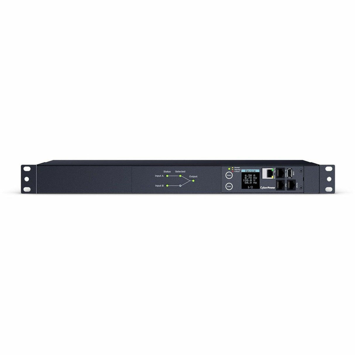 CyberPower PDU44001 Single Phase 100 - 120 VAC 15A Switched ATS PDU — PDU44001