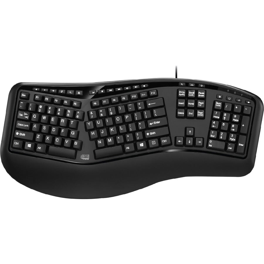 Adesso Desktop Ergonomic Keyboard — AKB-150UB