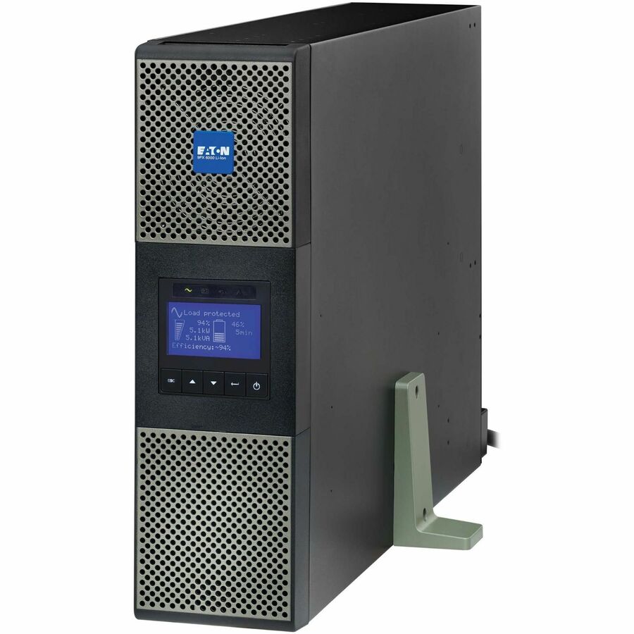 Eaton 9PX 6000VA 5400W 208V Online Double-Conversion UPS - L6-30P or Hardwired Input, 2 L6-20R, 2 L6-30R, Lithium-ion Battery, Cybersecure Network Card, Extended Run, 3U Rack/Tower — 9PX6K-L