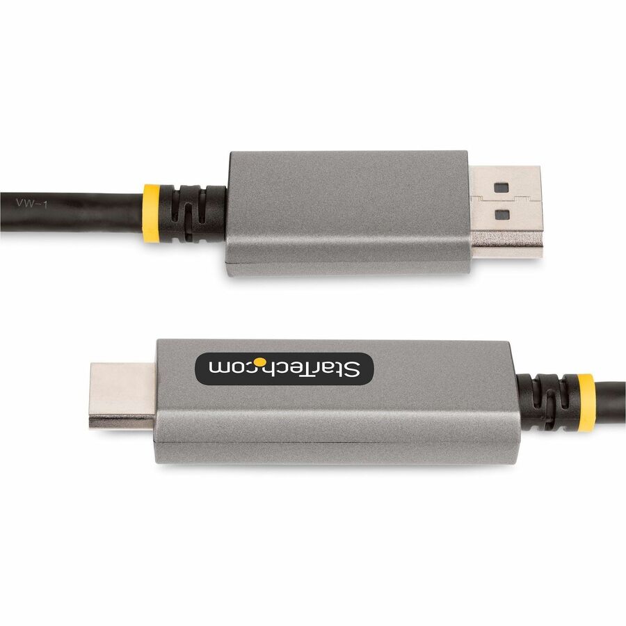 StarTech.com 6ft (2m) DisplayPort to HDMI Adapter Cable, 8K 60Hz, 4K 144Hz, HDR10, DP 1.4 to HDMI 2.1 Active Video Converter — 133DISPLAYPORTHDMI21