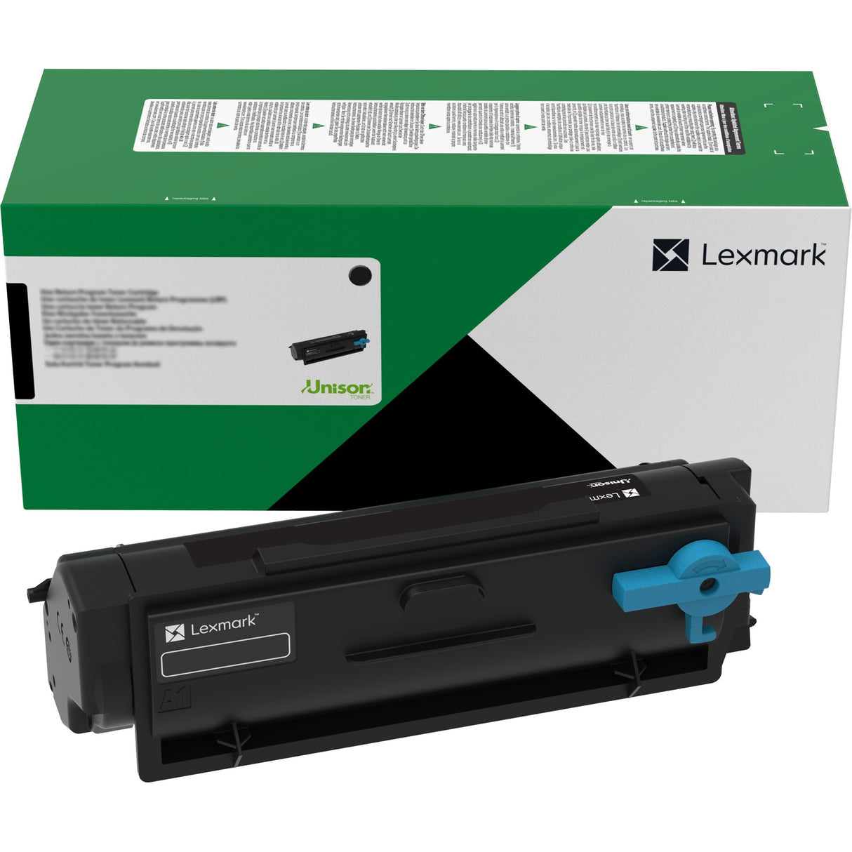 Lexmark Unison Original High Yield Laser Toner Cartridge - Black - 1 Each — 55B1H0E