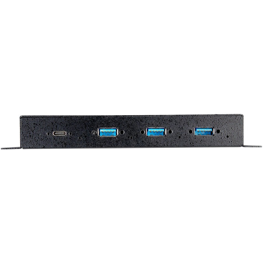 StarTech.com 4 Port USB C Hub 10Gbps - Metal Industrial USB 3.2 Gen 2 Type-C Hub - 3A/1C - USB-C or USB-A Host - Mountable - ESD/Surge — HB31C3A1CME