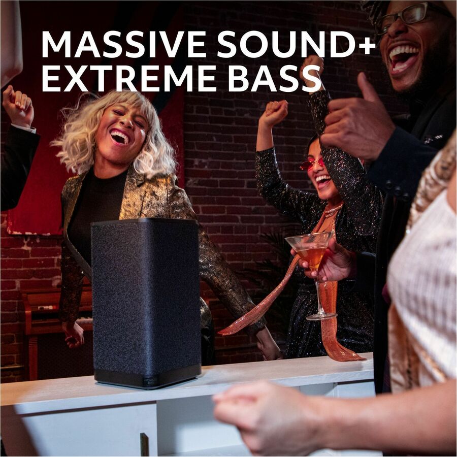 ULTIMATE EARS HYPERBOOM , Portable Wireless Bluetooth Speaker, Loud Speaker, Big Bass, Water resistant IPX4, 150 ft range-Black — 984-001954