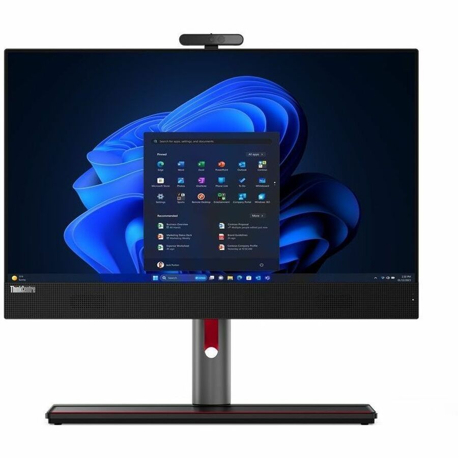 Lenovo ThinkCentre M90a Gen 5 12SH001LUS All-in-One Computer - Intel Core i5 14th Gen i5-14500 - vPro Technology - 16 GB - 256 GB SSD - 23.8" Full HD Touchscreen - Desktop - Black — 12SH001LUS