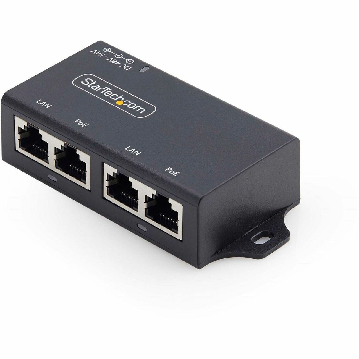 StarTech.com 2-Port PoE+ Injector, 10/100/1000Mbps, PoE/PoE+ (802.3af/802.3at), 30 Watt, 1Gbps Ethernet, Wall Mountable, Unmanaged — AF221C-POE-INJECTOR