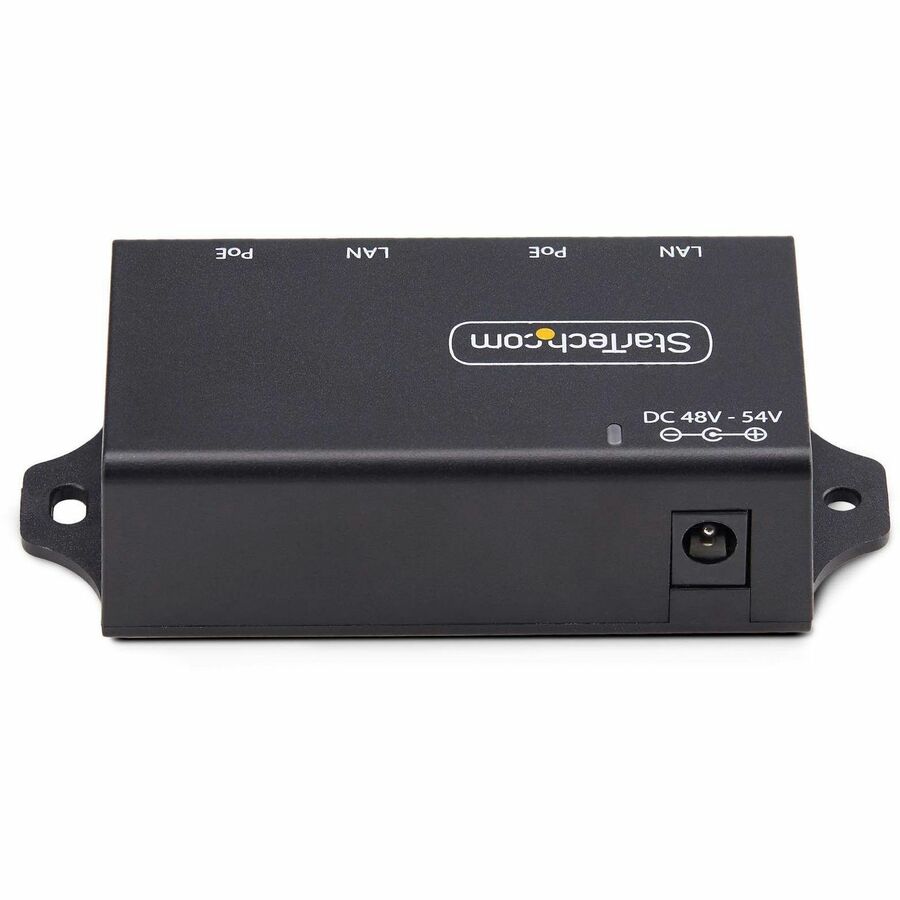StarTech.com 2-Port PoE+ Injector, 10/100/1000Mbps, PoE/PoE+ (802.3af/802.3at), 30 Watt, 1Gbps Ethernet, Wall Mountable, Unmanaged — AF221C-POE-INJECTOR