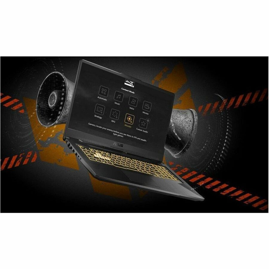TUF Gaming A17 FA706 FA706NFR-RH71 17.3" Gaming Notebook - Full HD - AMD Ryzen 7 7435HS - 8 GB - 512 GB SSD - Graphite Black — FA706NFR-RH71
