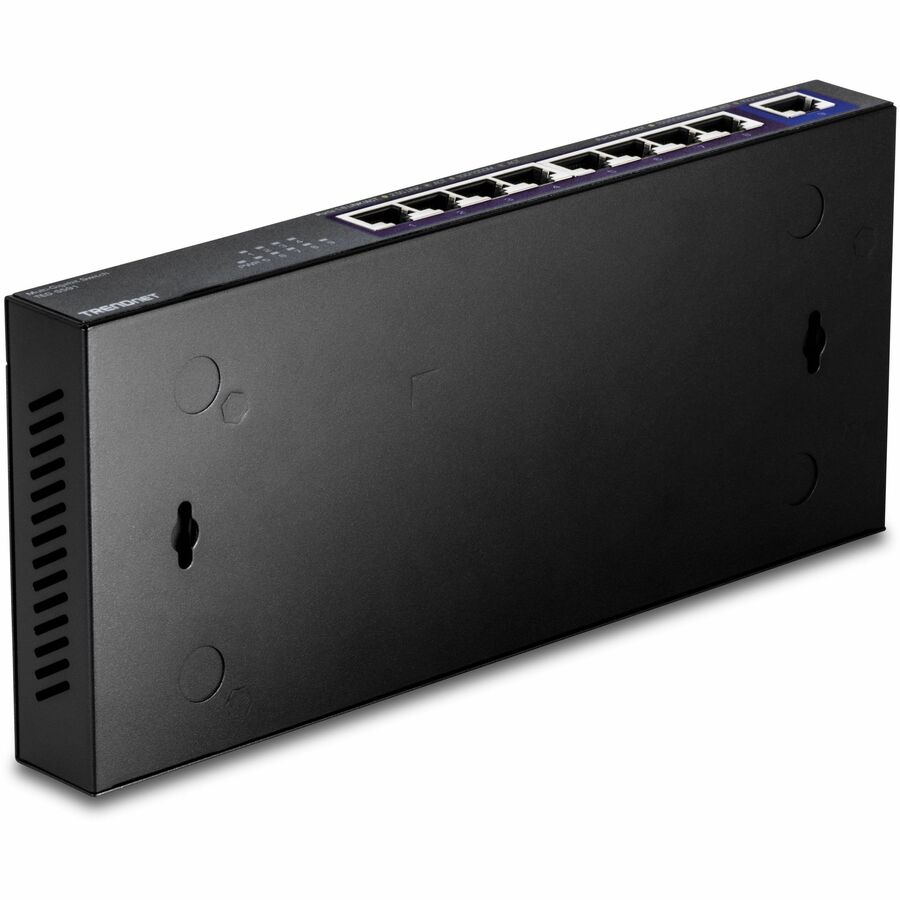 TRENDnet 9-Port Multi-Gig Switch, TEG-S591, 8 x 2.5G RJ-45 Ports, 1 x 10G RJ-45 Port, 60Gbps Switching Capacity, Ethernet Splitter, NDAA & TAA Compliant, Lifetime Protection, Black — TEG-S591