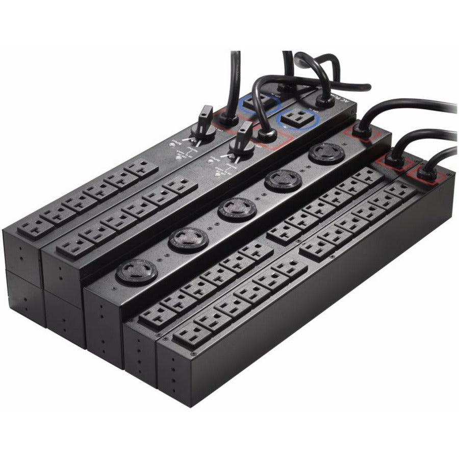 Eaton Basic Rack PDU HotSwap MBP 1U 110-125V 12A 1.44 kW NEMA 5-15P and 6 5-15R — EHBPL1500R-PDU1U