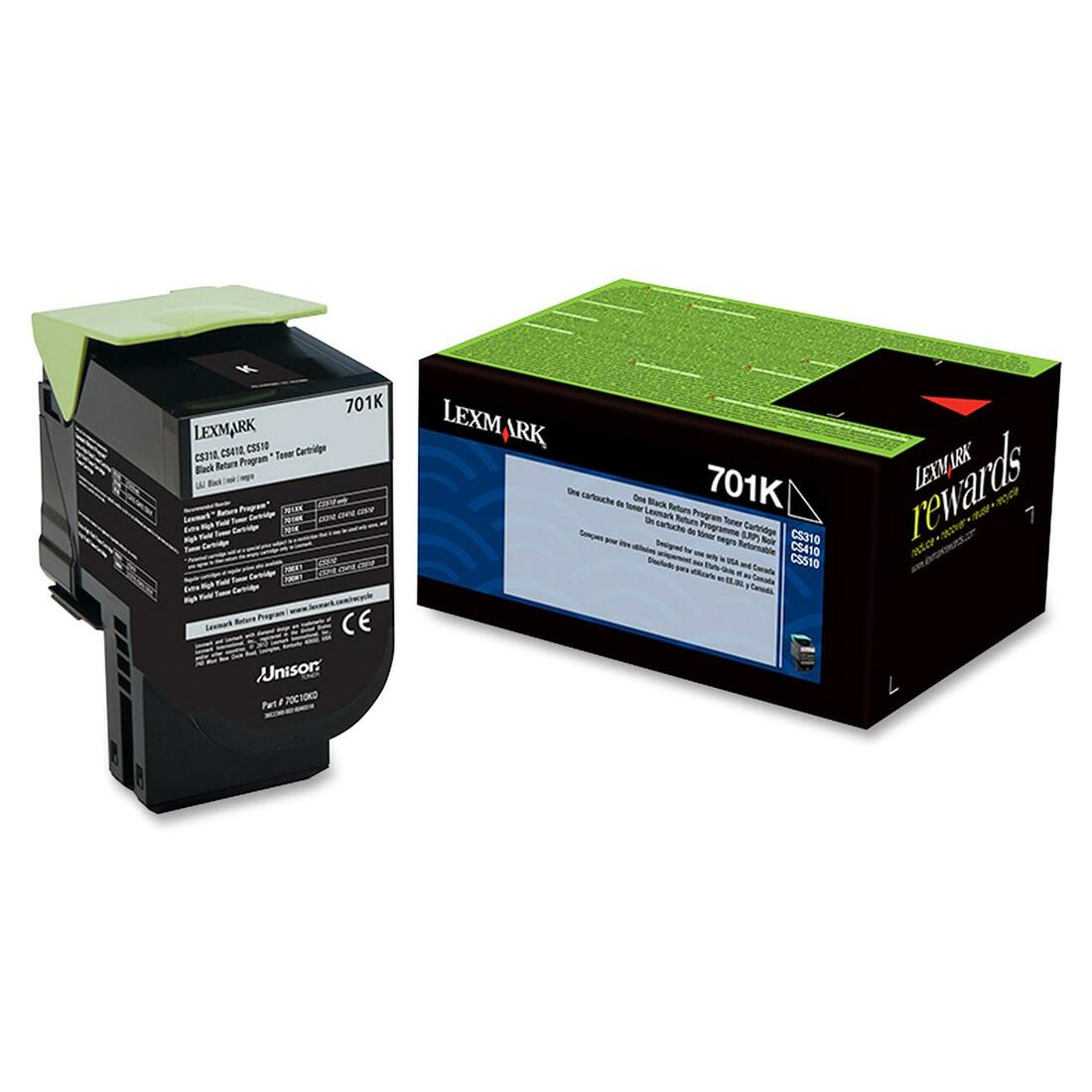 Lexmark Unison 701K Toner Cartridge — 70C10K0