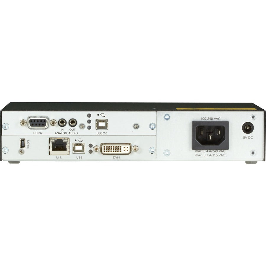 Black Box DKM FX Extender Modular Housing, 2-Slot Chassis with Integrated Power Supply — ACXMODH2R-P-R2