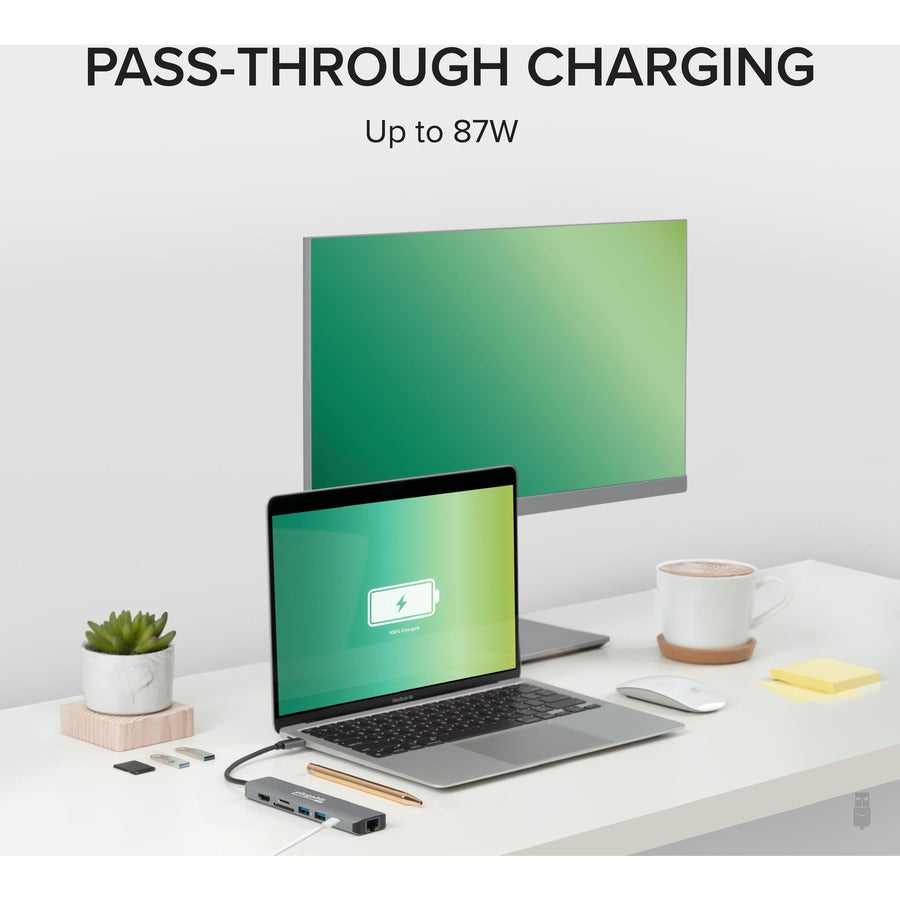 7-in-1 USB C Hub Multiport Adapter with Ethernet — USBC-7IN1E