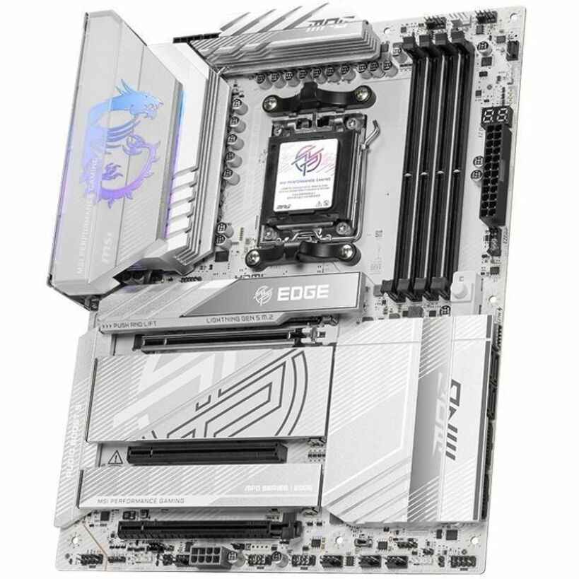 MSI MPG X870E EDGE TI WIFI Gaming Desktop Motherboard - AMD X870E Chipset - Socket AM5 - ATX — X870EEDGEWTIWIFI