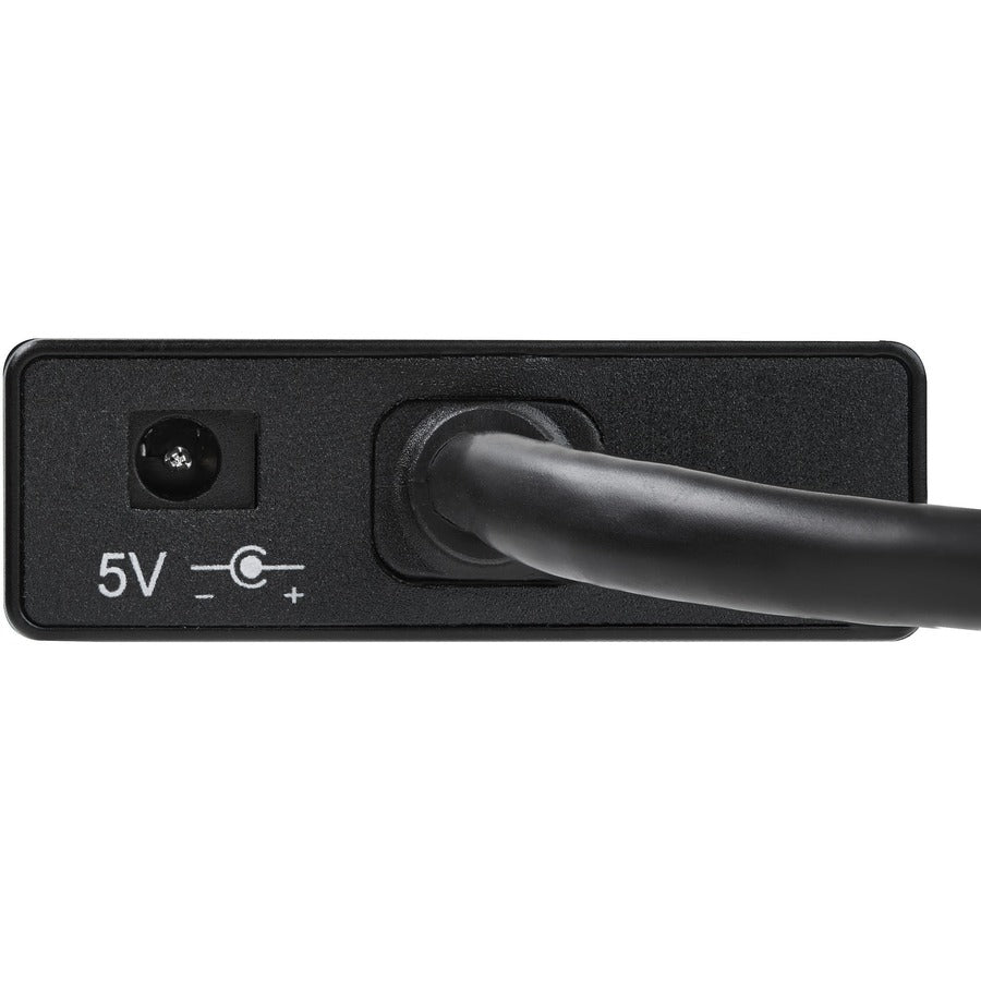 StarTech.com 3 Port Portable USB 3.0 Hub with Gigabit Ethernet Adapter NIC - 5Gbps - Aluminum w/ Cable — ST3300GU3B