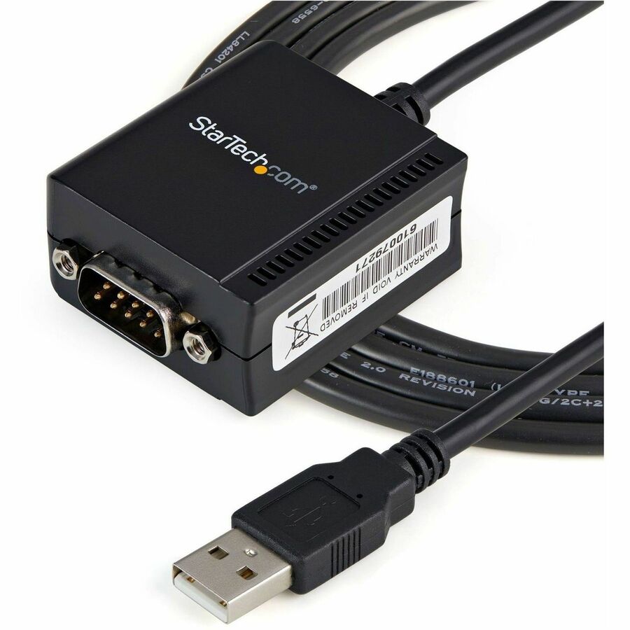 StarTech.com 1 Port FTDI USB to Serial RS232 Adapter Cable with COM Retention — ICUSB2321F