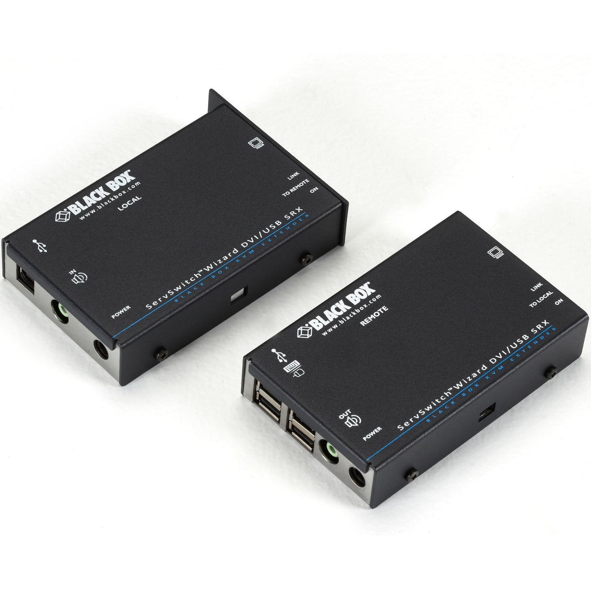 Black Box ServSwitch Wizard SRX DVI-D/USB Extender, Single-Head — ACU5501A-R4