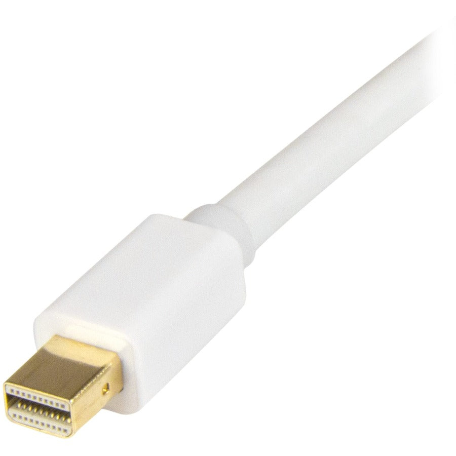 StarTech.com 6ft (2m) Mini DisplayPort to HDMI Cable, 4K 30Hz Video, Mini DP to HDMI Adapter/Converter Cable, mDP to HDMI Monitor, White — MDP2HDMM2MW