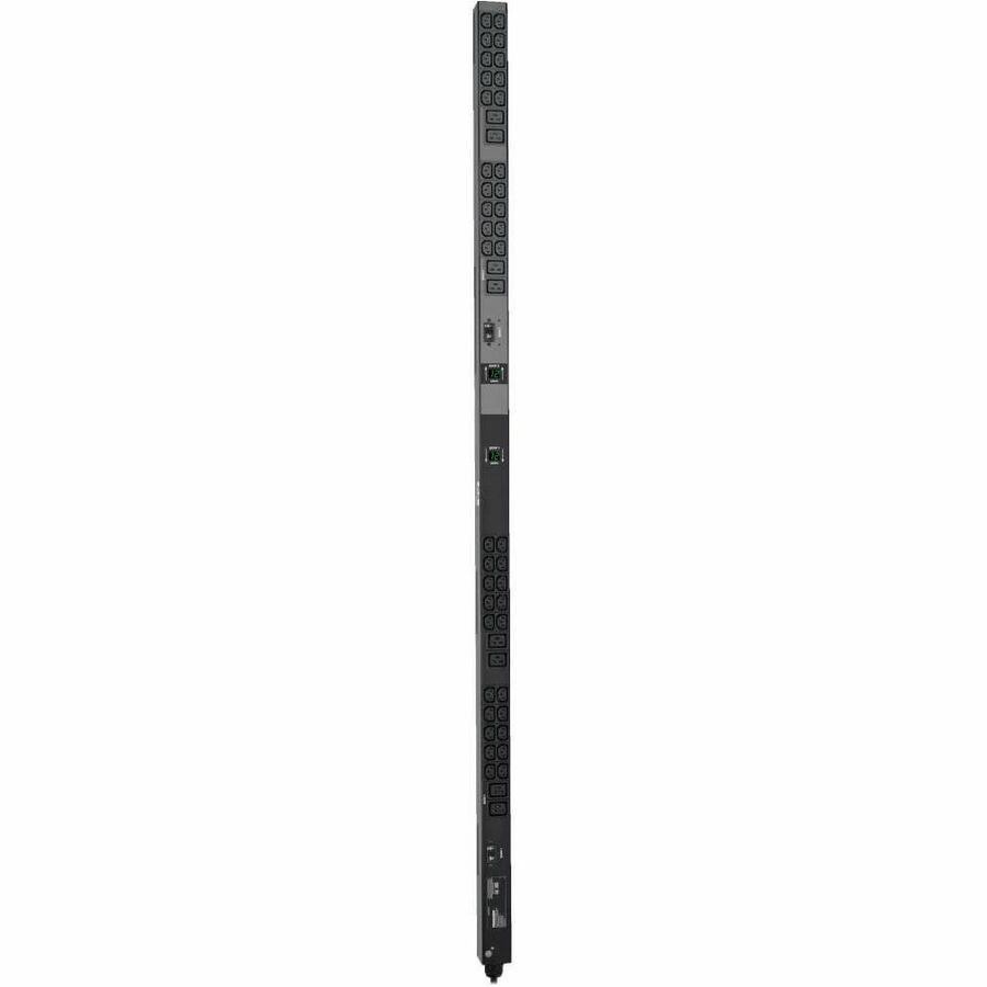 Eaton Tripp Lite Series 5.8kW Single-Phase Local Metered PDU, 200-240V Outlets (8 C19 and 40 C13), L6-30P, 10 ft. (3.05 m) Cord, 0U Vertical, TAA, 70 in. — PDUMV30HV2