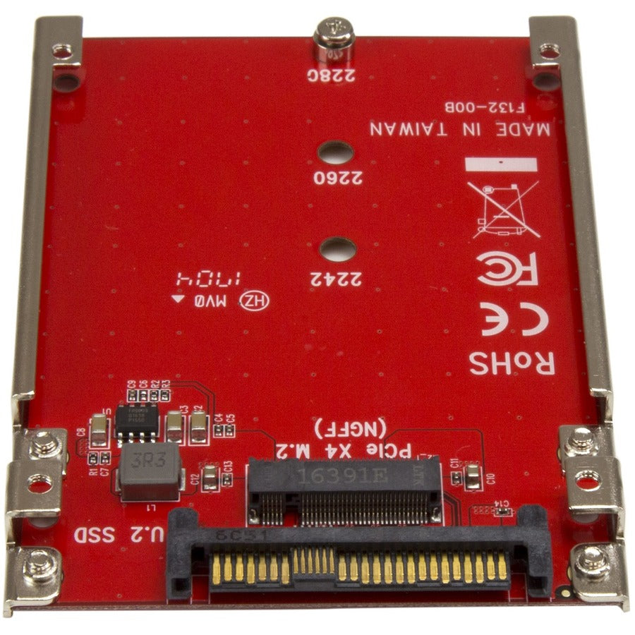 StarTech.com M.2 to U.2 Adapter - M.2 Drive to U.2 (SFF-8639) Host Adapter for M.2 PCIe NVMe SSDs - M.2 Drive Adapter - M.2 PCIe SSD Adapter — U2M2E125