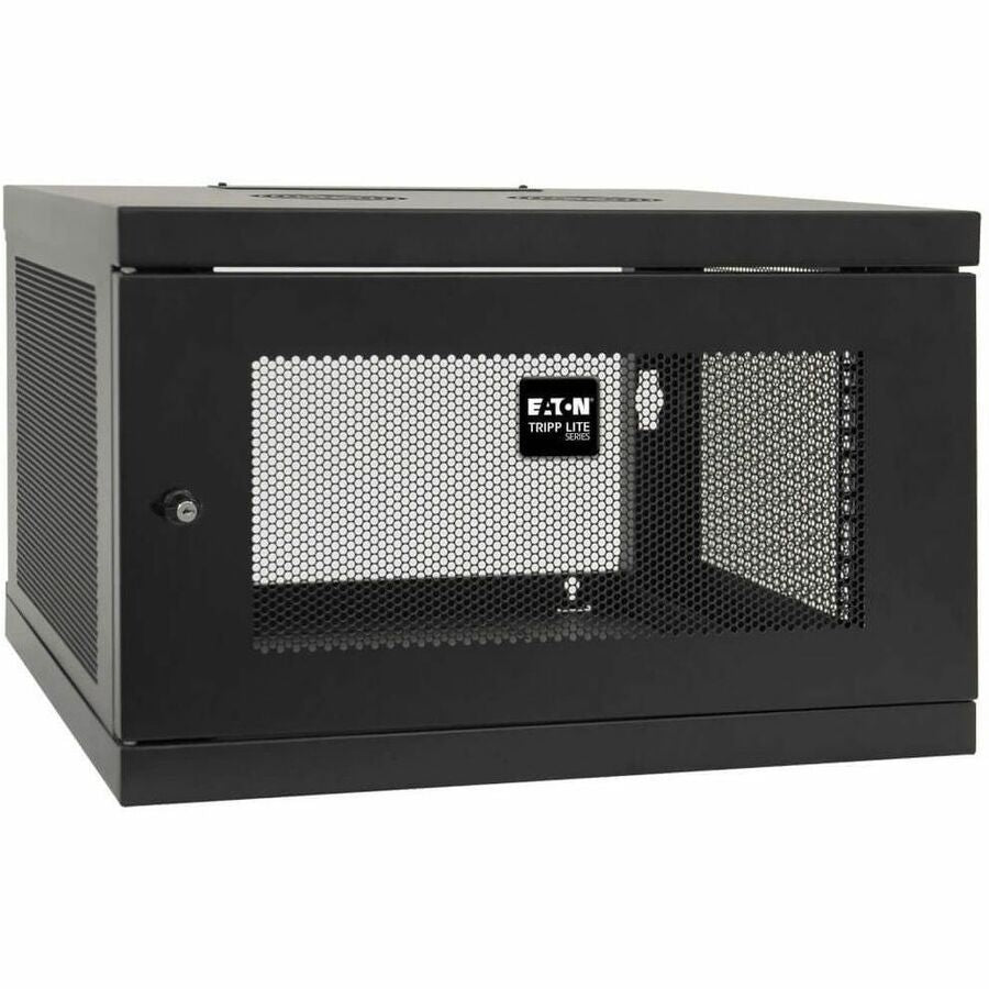 Eaton Tripp Lite Series SmartRack 6U Low-Profile Switch-Depth Knock-Down Wall-Mount Mini Rack Enclosure — SRW6UKD