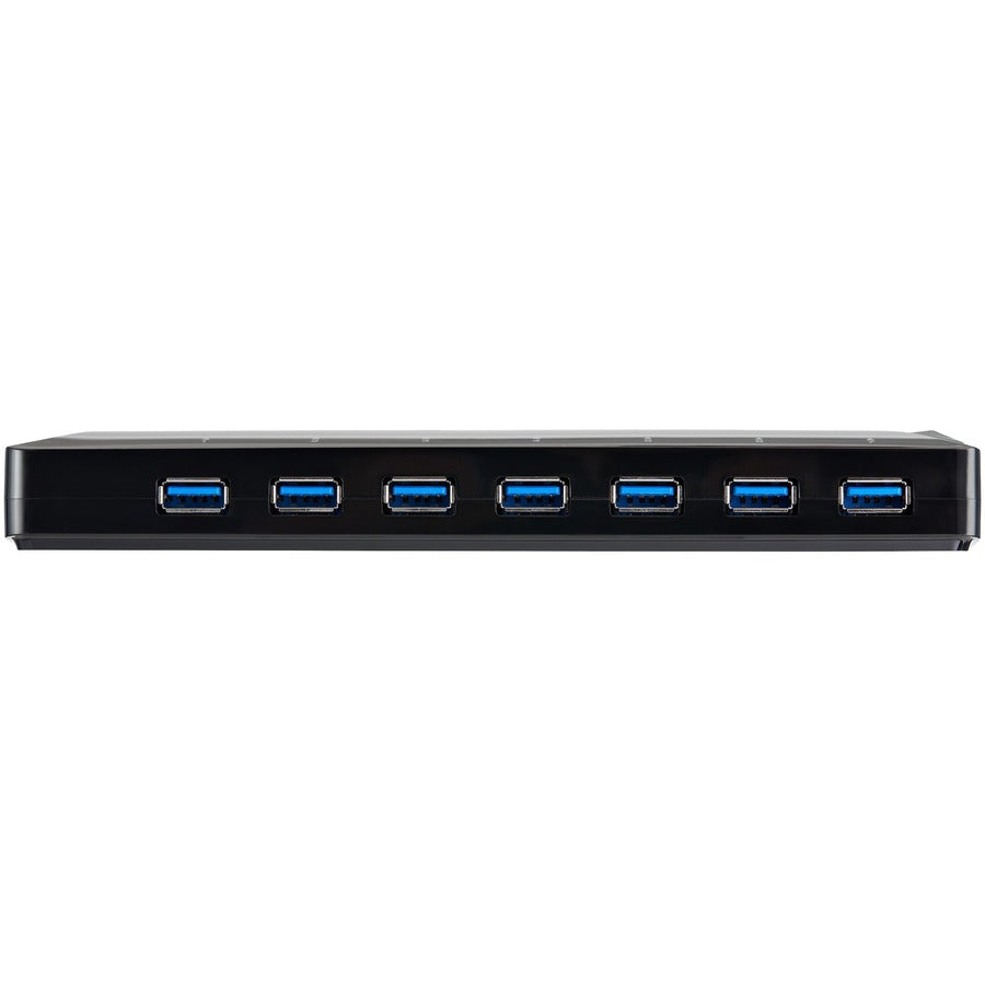 StarTech.com 7-Port USB 3.0 Hub plus Dedicated Charging Ports - 2 x 2.4A Ports - Desktop USB Hub and Fast-Charging Station — ST93007U2C