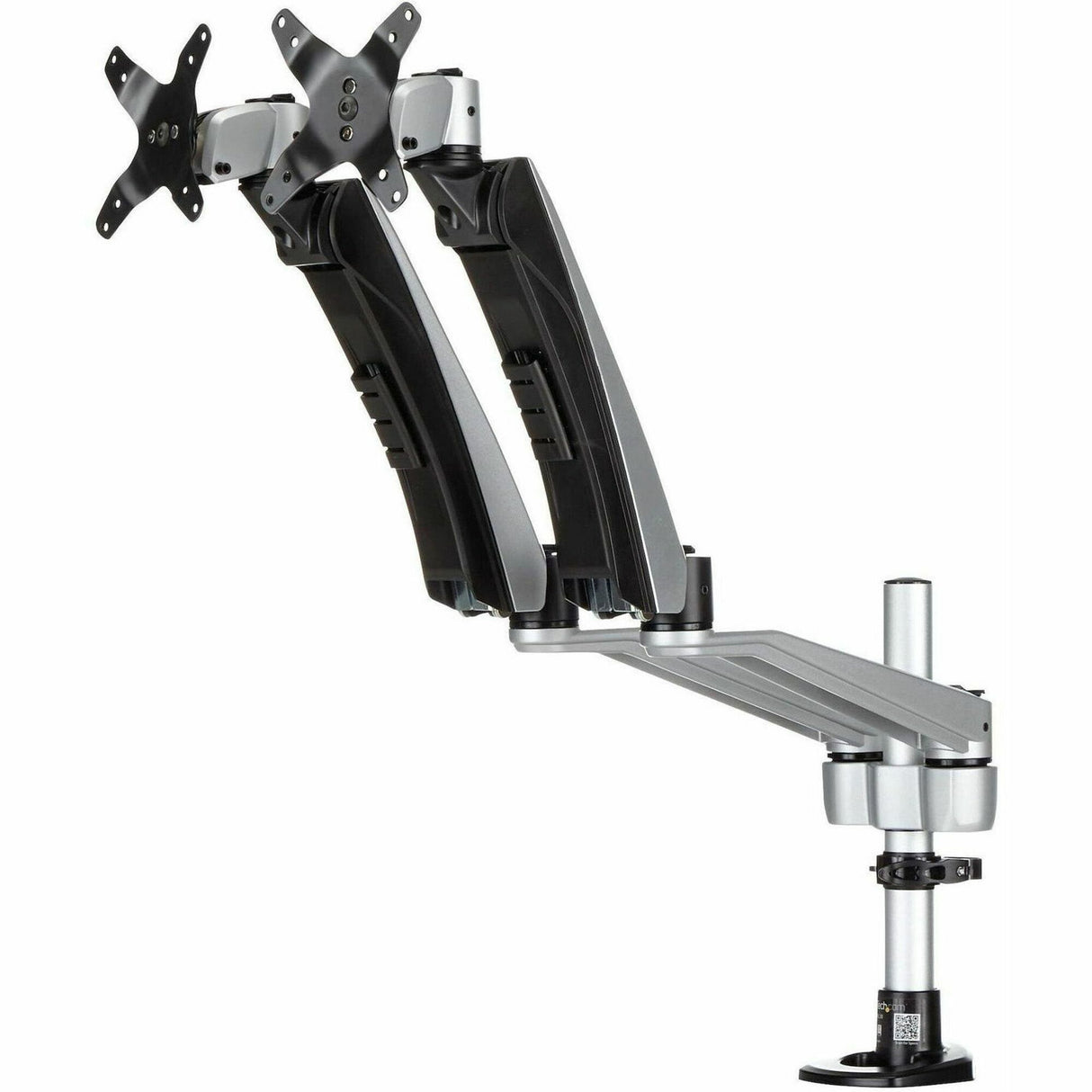 StarTech.com Desk Mount Dual Monitor Arm, Full Motion, Premium Dual Monitor Mount for up to 30"(19.8lb/9kg) VESA Mount Monitors, Tool-less — ARMDUAL30