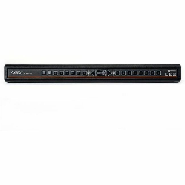 Vertiv Avocent Cybex Secure Desktop KVM Switch, 8 Port, Common Access Card, Touch Screen Support, NIAP Version 4.0, TAA Compliant (SCM185DPH-400) — SCM185DPH-400