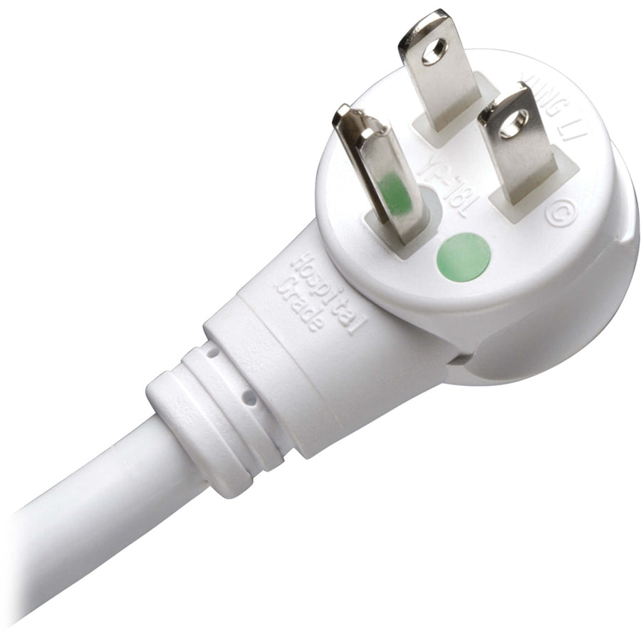 Eaton Tripp Lite Series Safe-IT UL 1363A Medical-Grade Power Strip for Patient-Care Vicinity, 6x Hospital-Grade Outlets, 15 ft. Right-Angle Cord — PS-615-HG-OEMRA