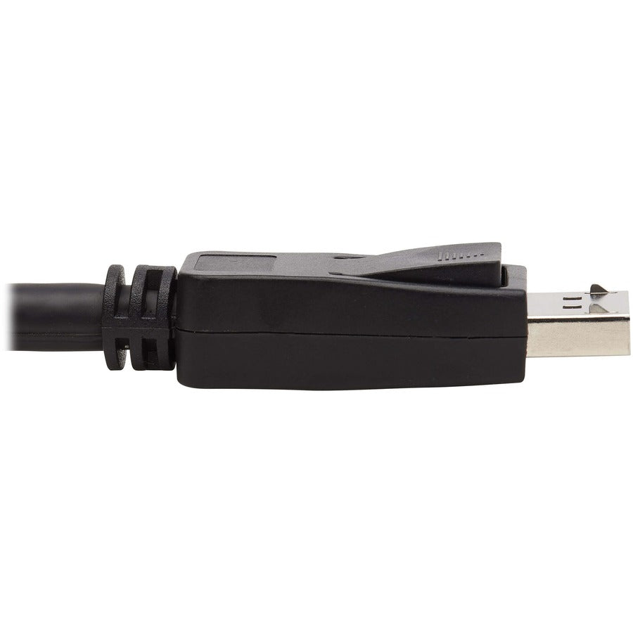 Eaton Tripp Lite Series Dual DisplayPort KVM Cable Kit - DP, USB, 3.5 mm Audio (3xM/3xM) + DP (M/M), 4K, 4:4:4, 6 ft. (1.83 m), Black — P783-006-DP