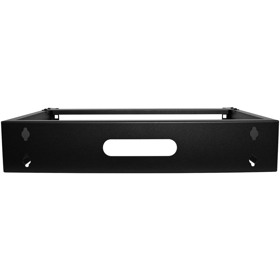 StarTech.com 2U Wall Mount Rack, 14in Deep, 19 inch Wall Mount Network Rack, Wall Mounting Patch Panel Bracket for Switch/IT Equipment — RACK-2U-14-BRACKET