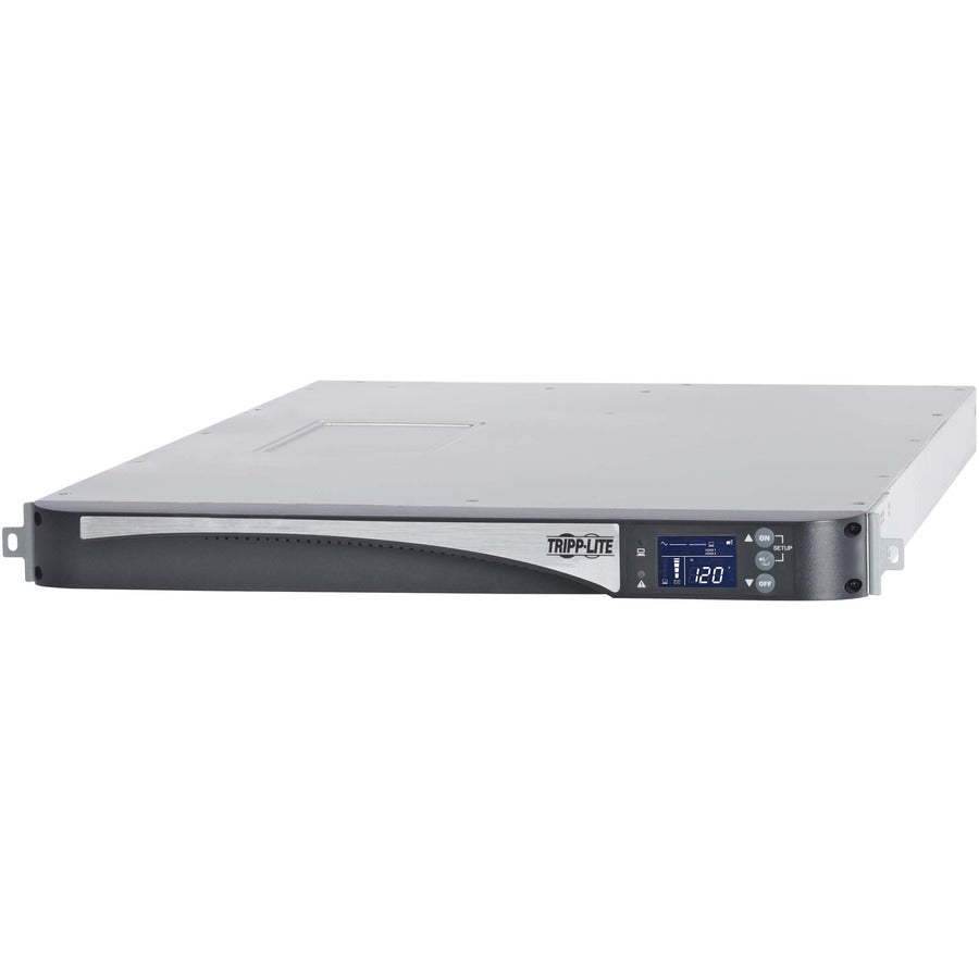 Eaton Tripp Lite Series SmartOnline 1500VA 1440W 120V Double-Conversion UPS - 5 Outlets, Network Card Option, LCD, USB, DB9, 1U Rack — SU1500LCD1U