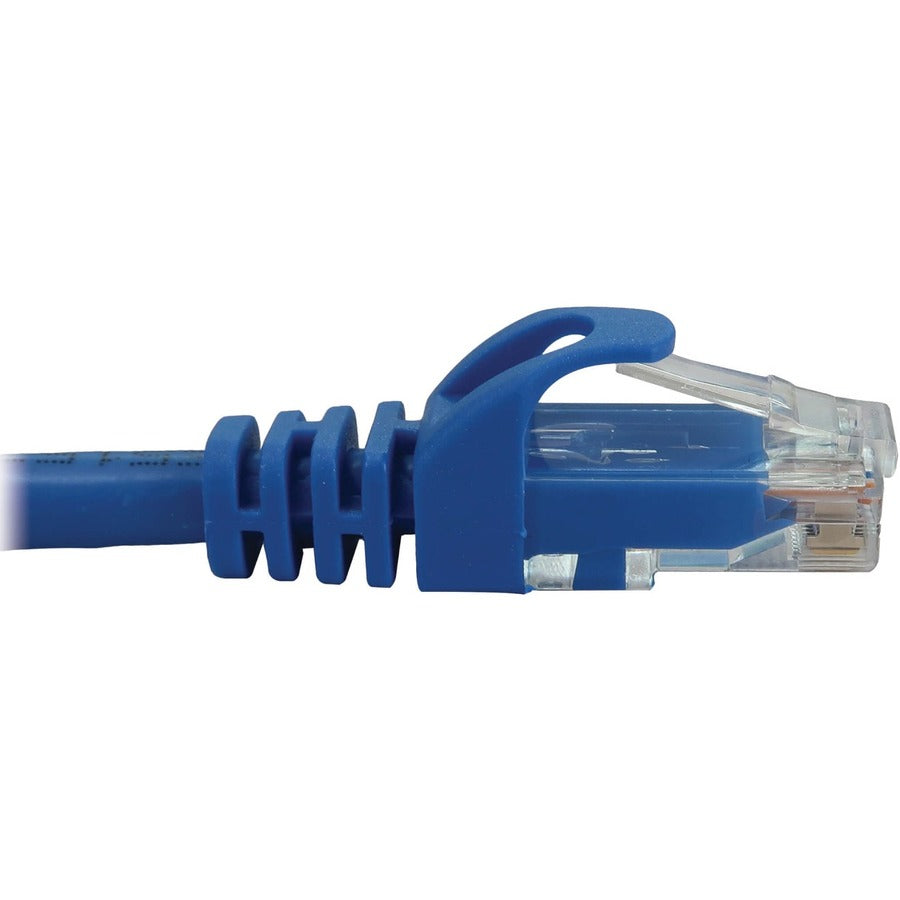 Eaton Tripp Lite Series Cat6a 10G Snagless Molded UTP Ethernet Cable (RJ45 M/M), PoE, Blue, 10 ft. (3.1 m) — N261-010-BL
