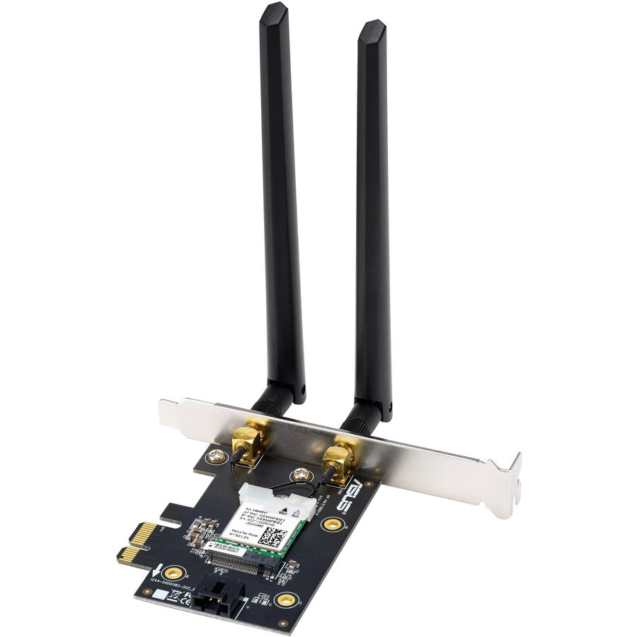 Asus PCE-AX1800 IEEE 802.11ax Bluetooth 5.2 Dual Band Wi-Fi/Bluetooth Combo Adapter for Desktop Computer, Wireless Router — PCE-AX1800