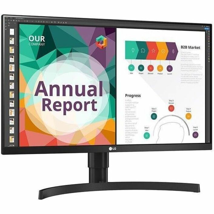 LG 27BN85UN-B 27" Class 4K UHD LCD Monitor - 16:9 - Textured Black — 27BN85UN-B
