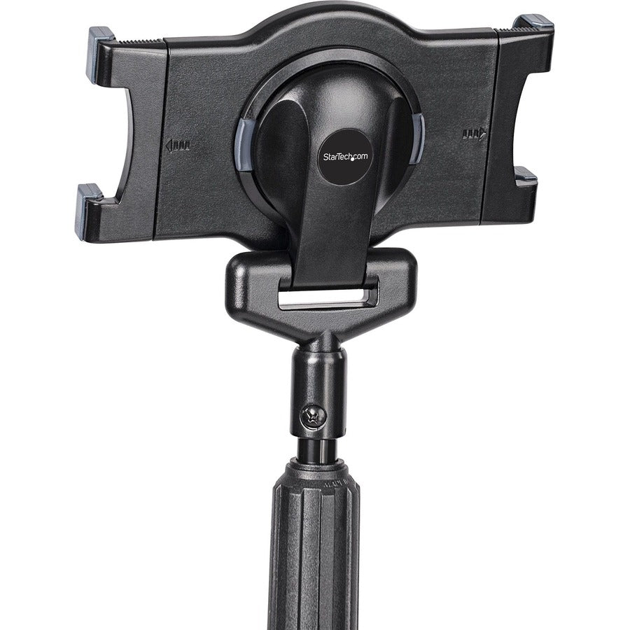 StarTech.com Mobile Tablet Stand with wheels, Height Adjustable Cart, Universal Rolling Tablet Stand for 7 - 11in w/ Detachable Holder, TAA — STNDTBLTMOB