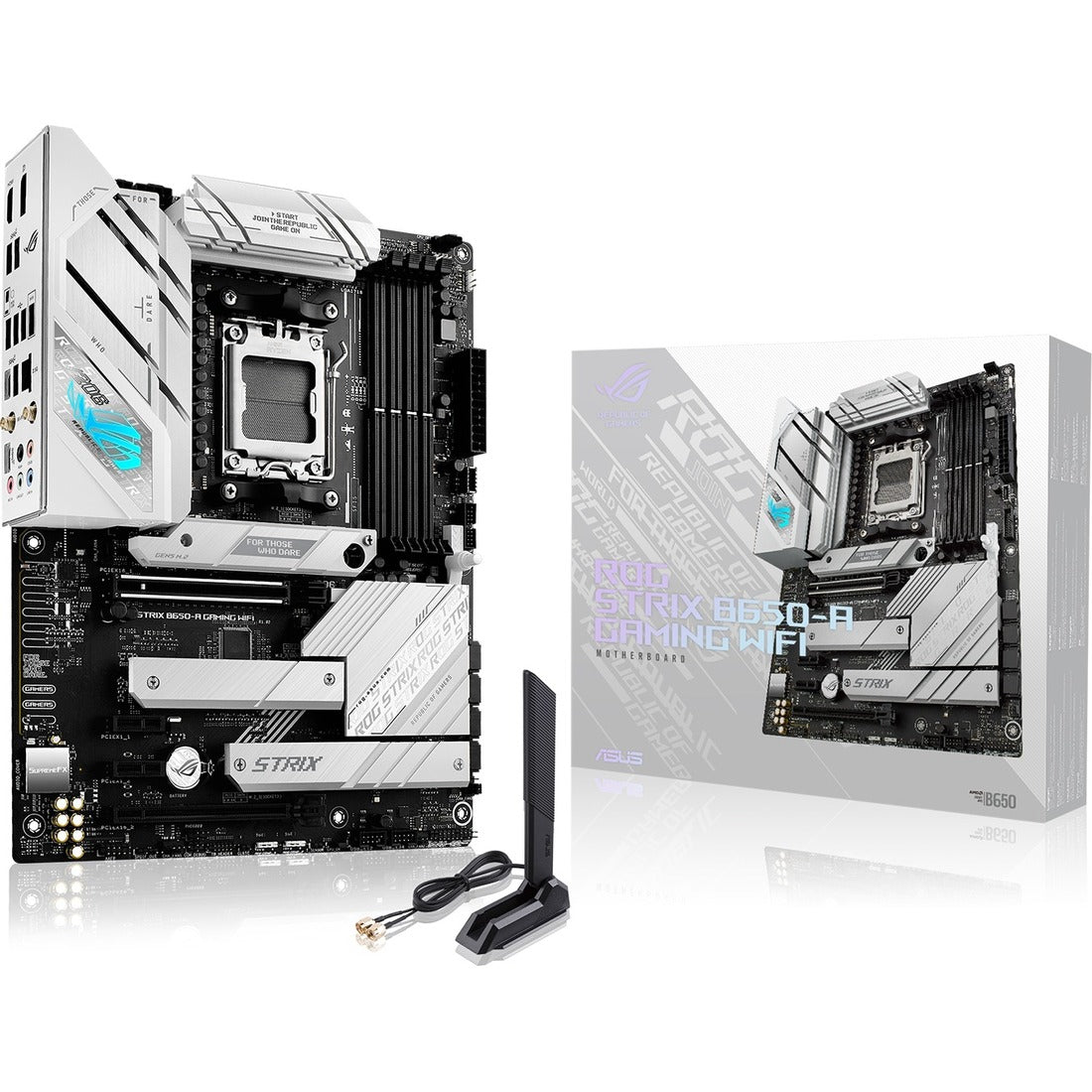 Asus ROG Strix B650-A GAMING WIFI Gaming Desktop Motherboard - AMD B650 Chipset - Socket AM5 - ATX — ROGSTRIXB650-AGAMINGWIFI